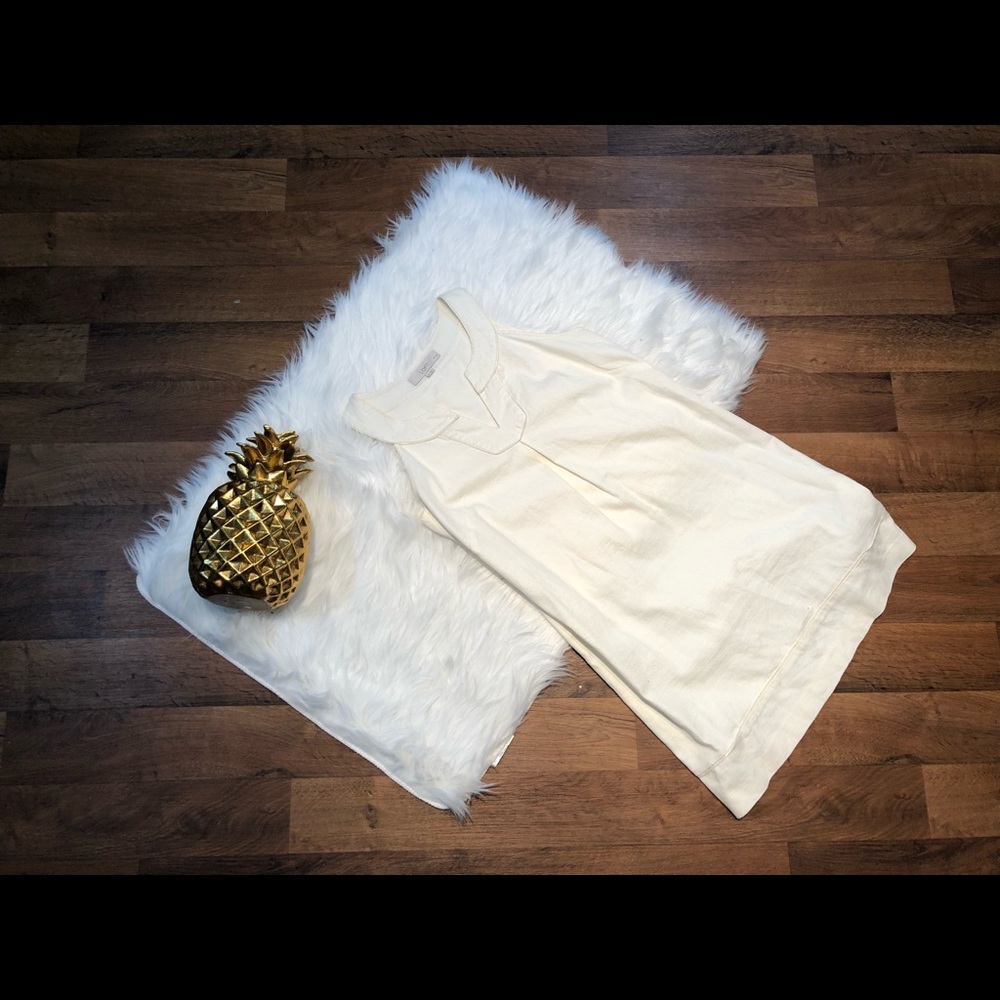 💢SOLD💢 Ann Taylor Loft Ivory Dress size 8 Petite